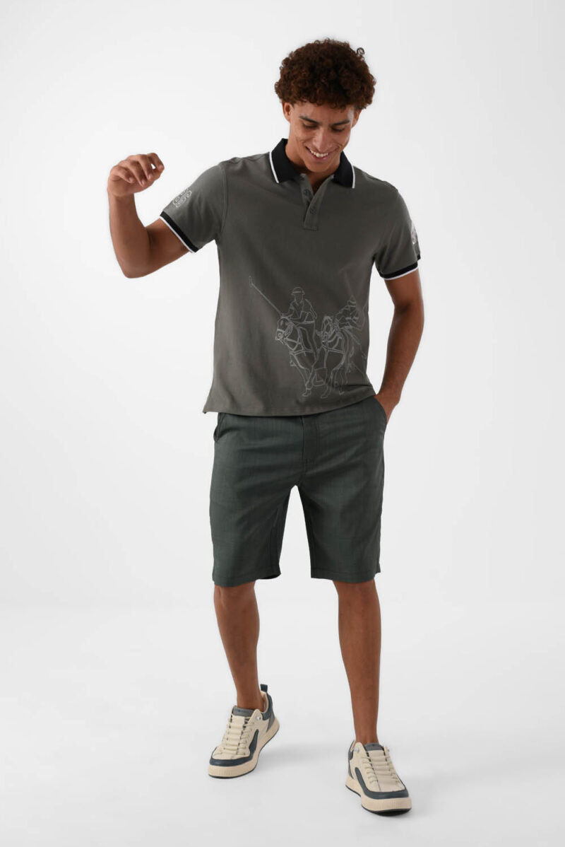 Green Shorts For Men, Regular Fit