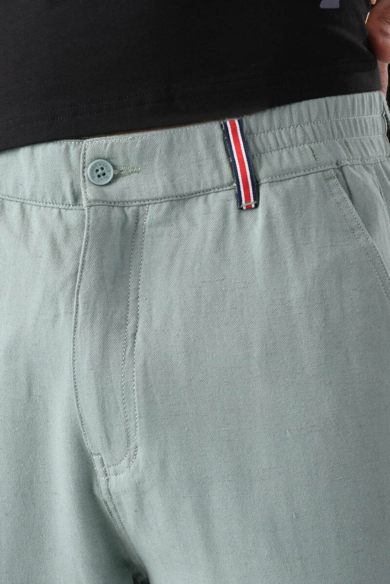 RWM-2S24-025-5-men (1) Green Pant For Men, Regular Fit