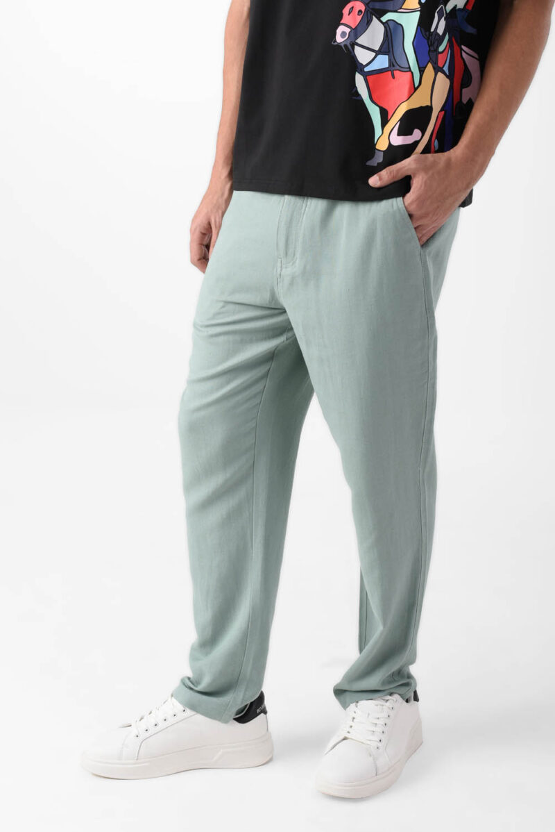 RWM-2S24-025-5-men (3) Green Pant For Men, Regular Fit