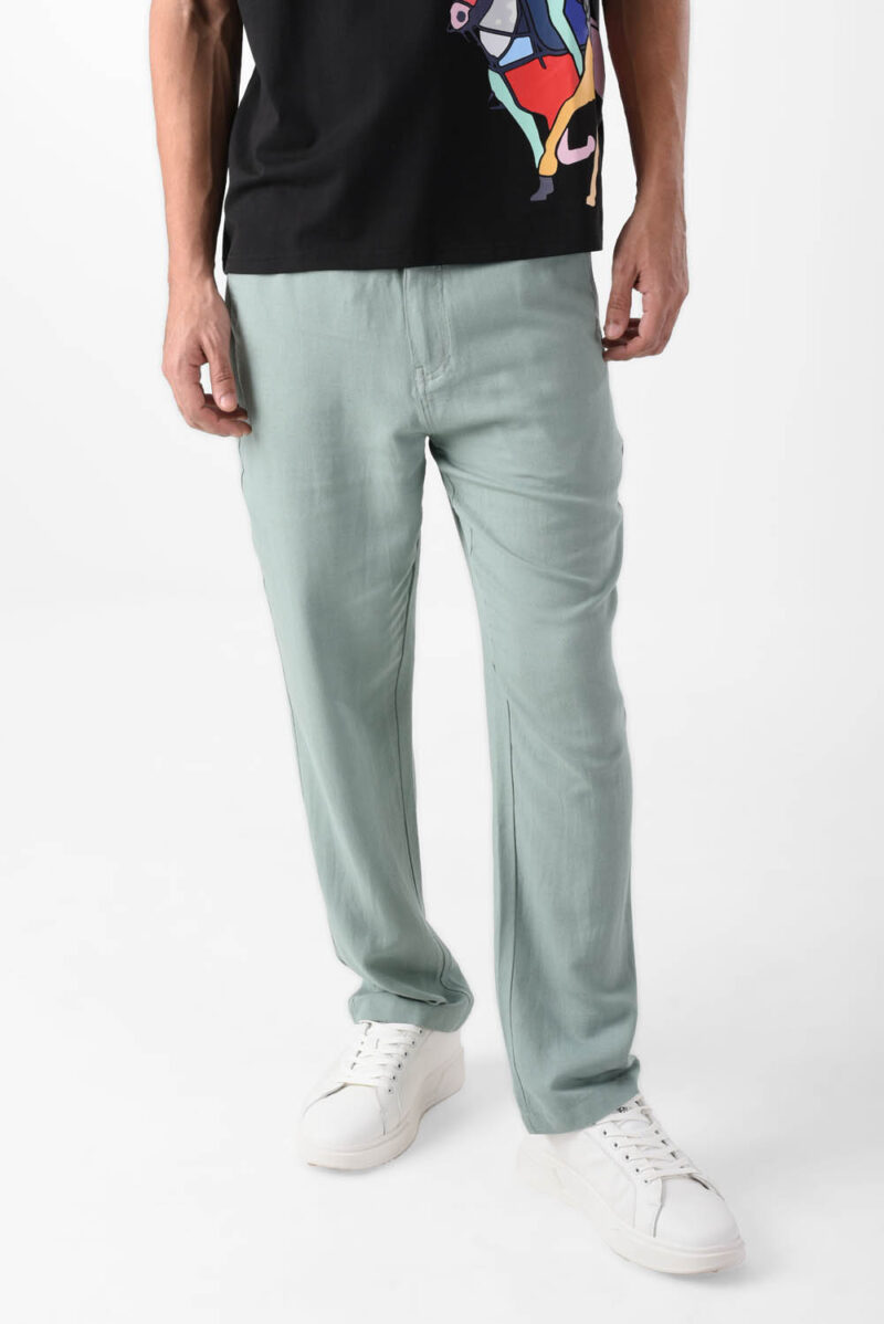 RWM-2S24-025-5-men (5) Green Pant For Men, Regular Fit