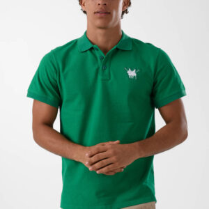 Green Polo Shirt for men, Regular Fit