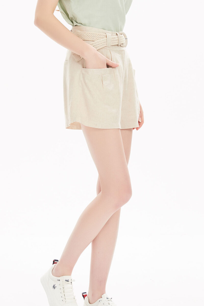 Women's beige shorts