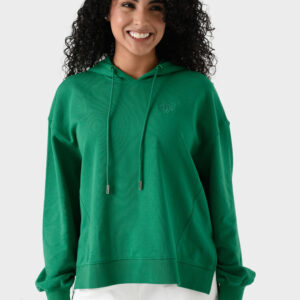 RWW-1W25-202 (5) Green Cotton Hoodie For Women - Oversized Fit