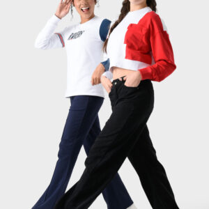 RWW-1W25-212-214 (1) Red and White Cotton Sweatshirt For Women - Oversized Fit