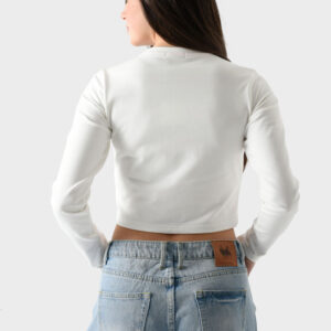 RWW-1W25-223-2 (2) White Cotton Top For Women, Slim Fit