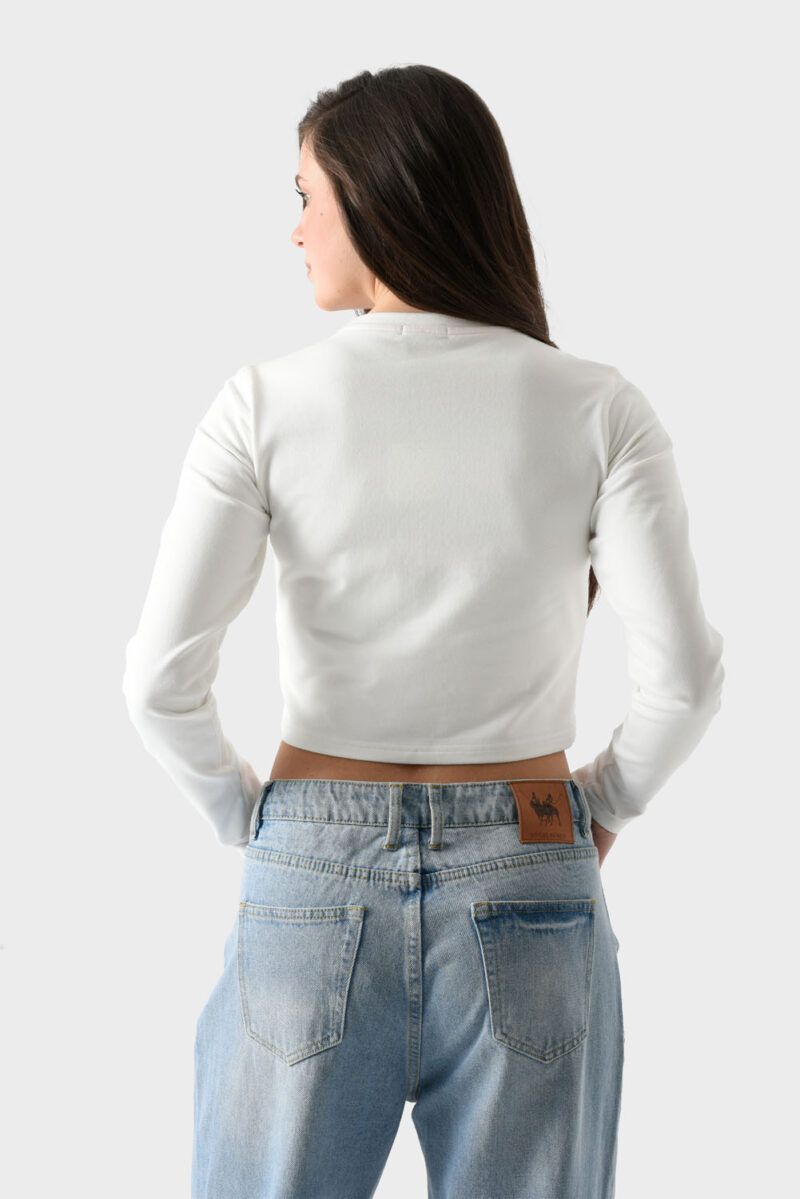 RWW-1W25-223-2 (2) White Cotton Top For Women, Slim Fit