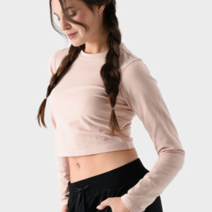 RWW-1W25-223-4 (2) Pink Cotton Top For Women, Slim Fit