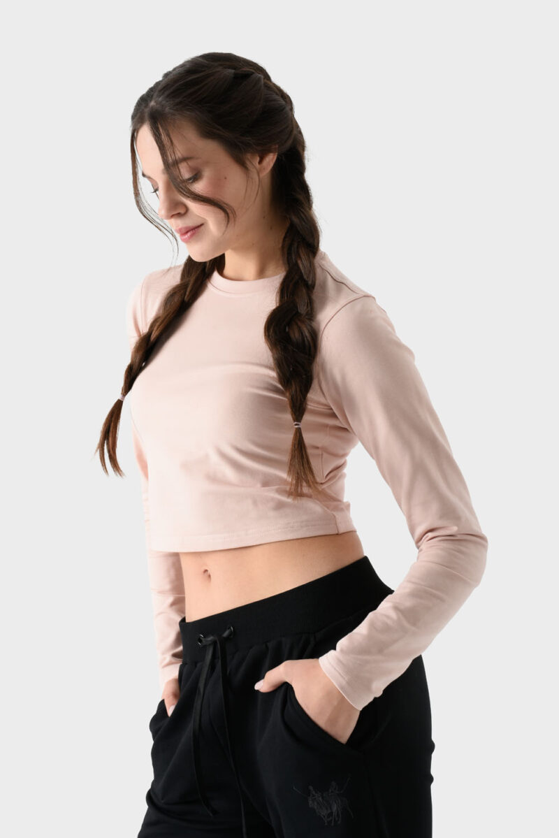 RWW-1W25-223-4 (2) Pink Cotton Top For Women, Slim Fit