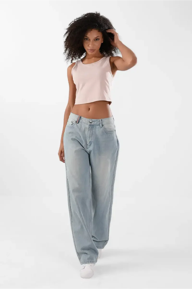Pink Tank Top For Women, Slim Fit