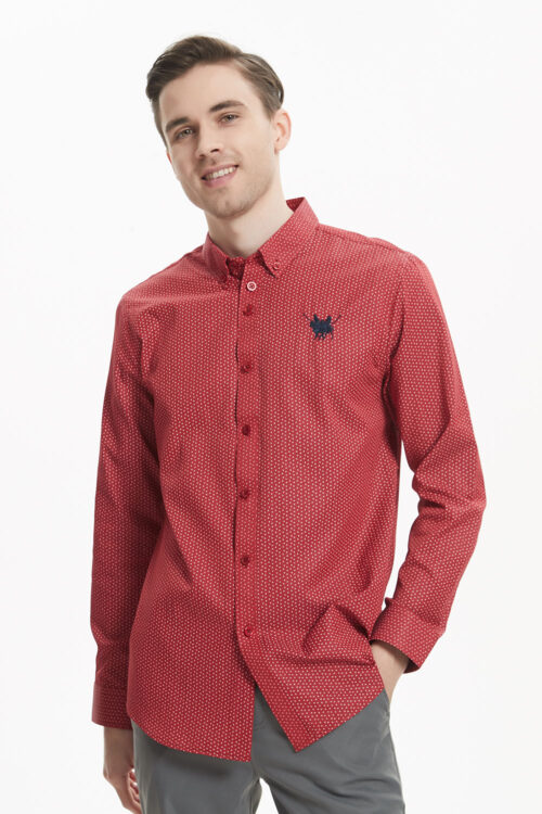 Men's wine shirt
