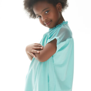 Girls' turquoise top
