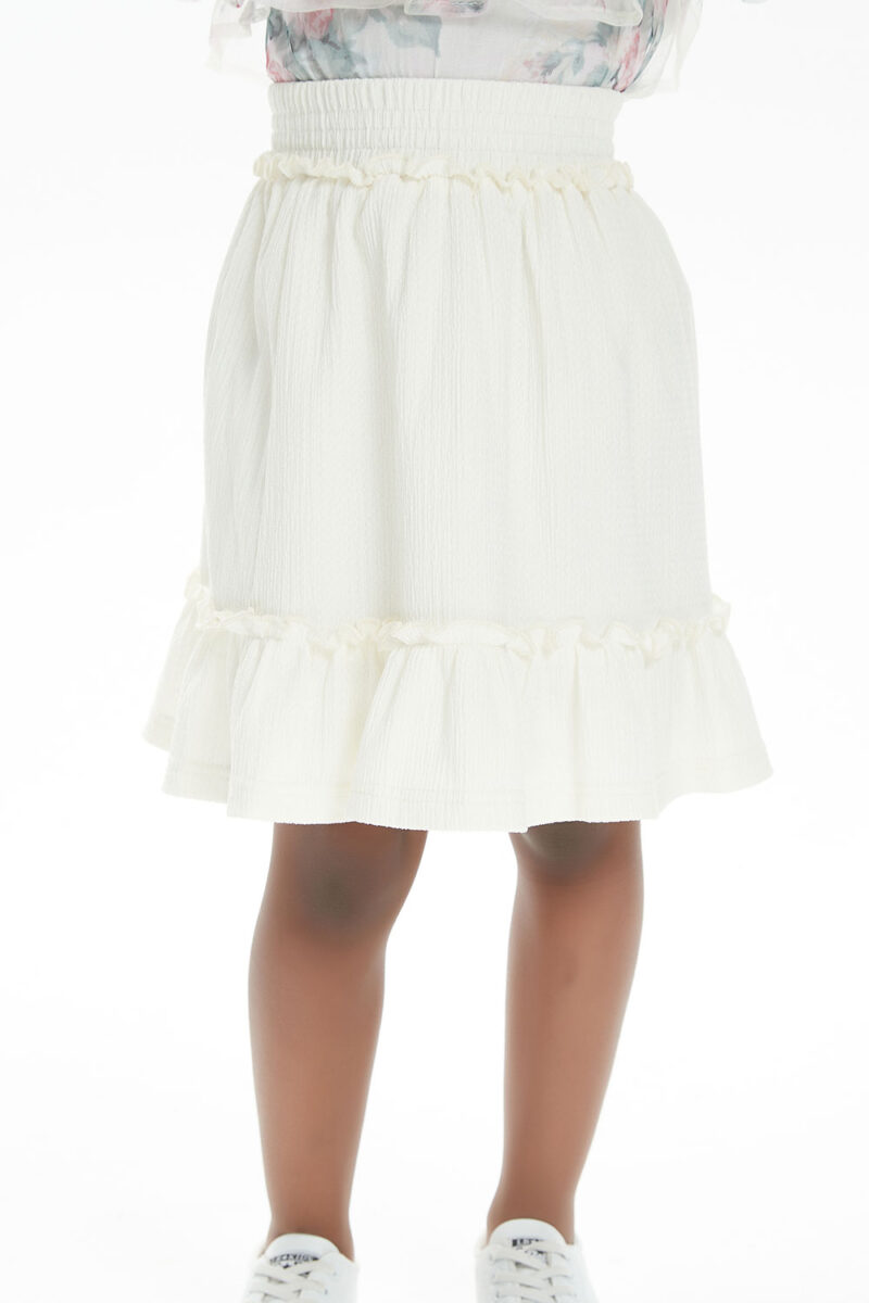 Girls' beige skirt