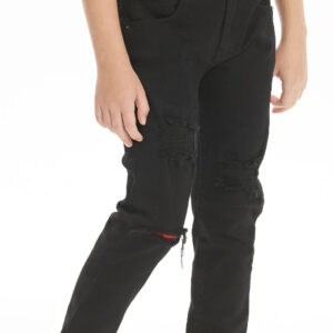Boys' black jeans