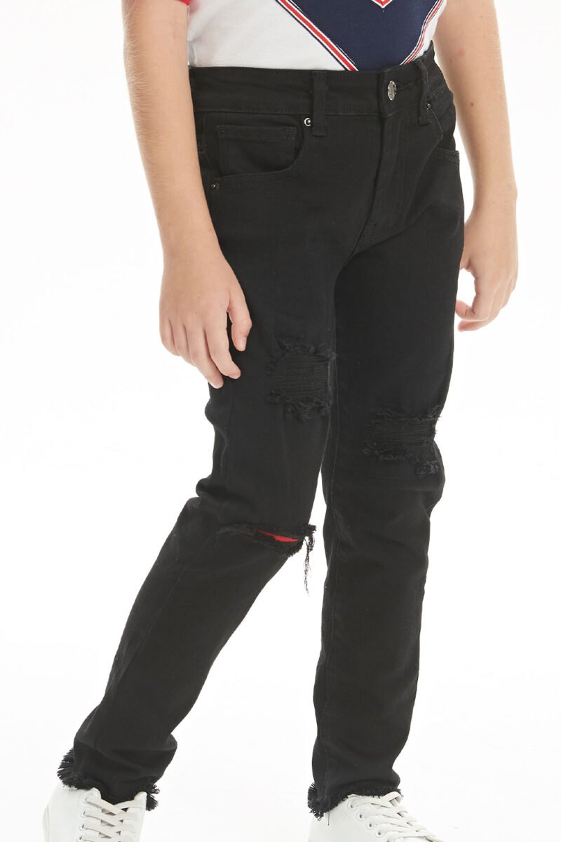 Boys' black jeans