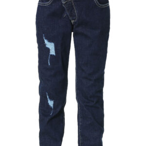Girls' navy jeans