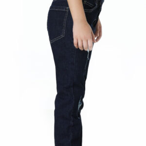 Girls' navy jeans